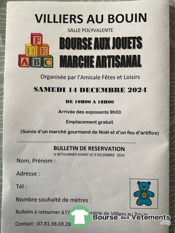 bourse aux jouets marché artisanal de l'AFLVAB