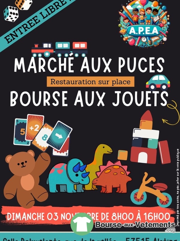 Bourse aux jouets marché aux puces Alsting