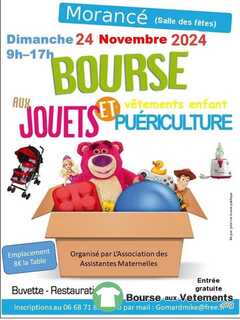 Photo de la bourse aux vêtements bourse aux jouets de Morancé