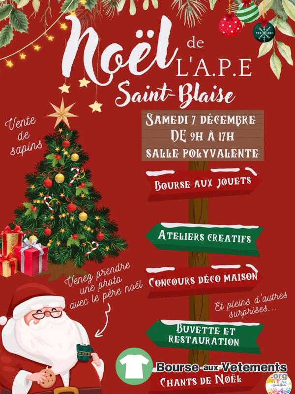 Bourse aux jouets - Noël de l'Ape Saint-Blaise