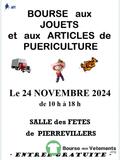 Photo Bourse jouets ,puéricultrice, vêtements enfants et adultes à Pierrevillers