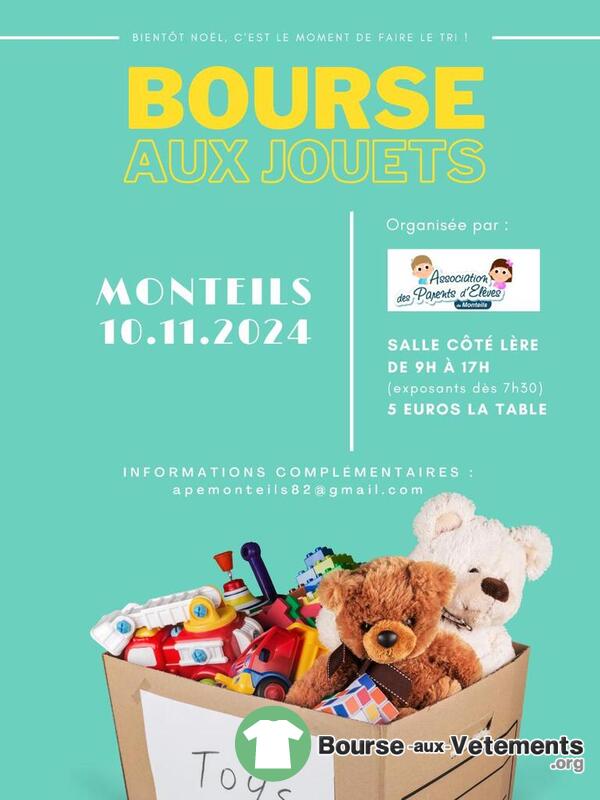 Bourse aux jouets, puériculture