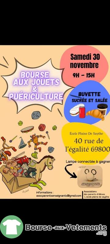 Bourse aux jouets puériculture