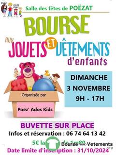 Photo de la bourse aux vêtements Bourse aux jouets, puériculture et vêtements enfants