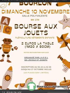 Photo de la bourse aux vêtements Bourse aux jouets, puériculture, vêtements enfants, jeux vid