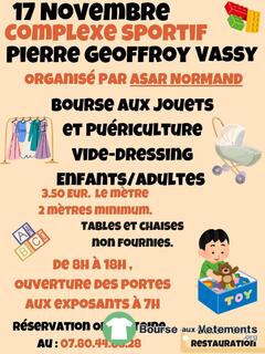 Photo de la bourse aux vêtements bourse aux jouets puericulture vide dressing adulte enfant