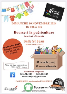 Photo de la bourse aux vêtements Bourse aux jouets, puéricultures et vêtements enfants