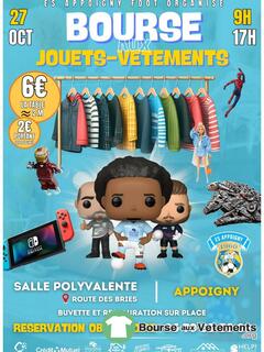 Photo de la bourse aux vêtements Bourse aux jouets vêtements