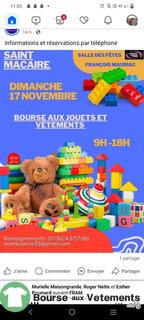 Photo de la bourse aux vêtements Bourse aux jouets vêtements