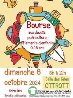 Photo de la bourse aux vêtements Bourse aux jouets, vêtements d'enfants 0-16 ans puériculture