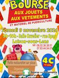 Bourse aux jouets vêtements d'enfants puériculture