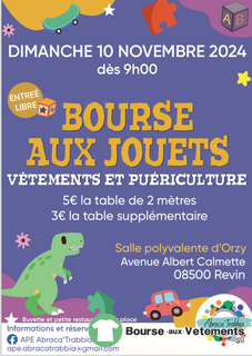 Photo de la bourse aux vêtements Bourse aux jouets, vêtements et articles de puériculture