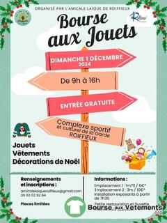 Photo de la bourse aux vêtements Bourse aux jouets, vêtements et décorations de Noël