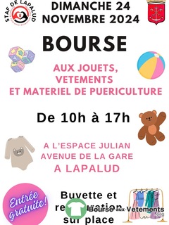 Photo de la bourse aux vêtements Bourse aux jouets, vêtements et matériel de puériculture