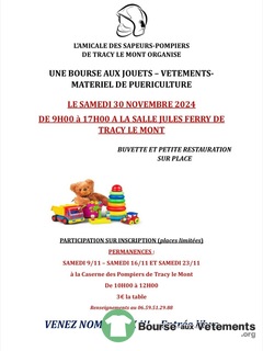 Bourse aux jouets - vêtements et matériel de puériculture