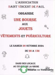 Photo de la bourse aux vêtements bourse aux jouets, vêtements et puéri. de l'association