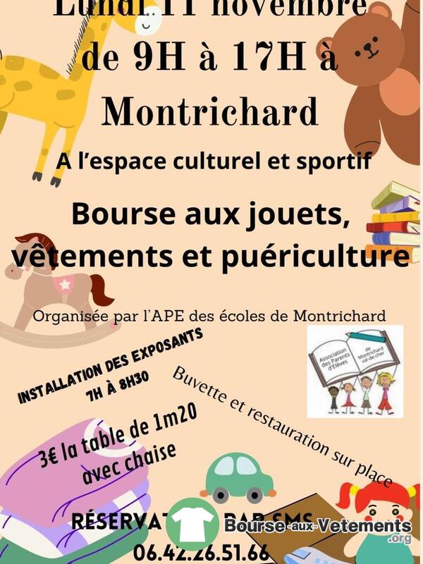 Bourse aux jouets, vêtements et puériculture