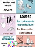 Bourse aux jouets, vêtements, puériculture