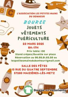 Photo de la bourse aux vêtements Bourse jouets vêtements puériculture