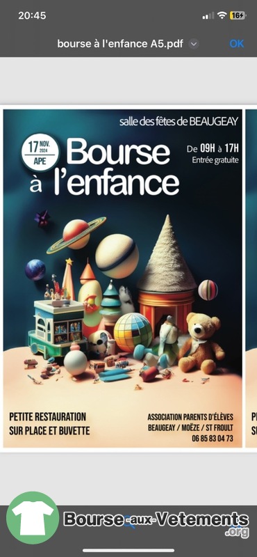 Bourse à l’enfance