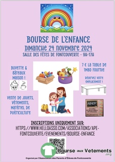 Photo de la bourse aux vêtements Bourse à l enfance