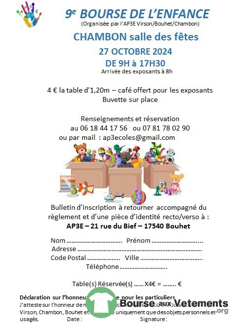 Bourse de l'enfance AP3E