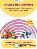 Photo Bourse de l'enfance (vêtements, jeux, jouets, puériculture) à Moirans