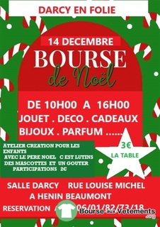 Photo de la bourse aux vêtements bourse de noel