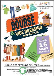 Photo de la bourse aux vêtements Bourse petite enfance et Vide-dressing ado-adultes