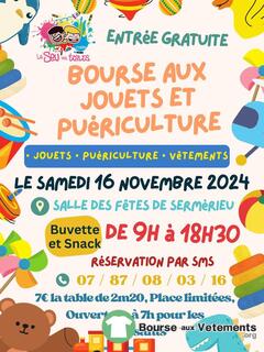 Photo de la bourse aux vêtements Bourse Puériculture-Jouets-Vêtements (jusqu'à 14 ans)