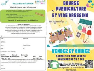 Photo de la bourse aux vêtements bourse puériculture-vide-dressing