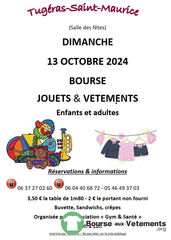 Bourse aux vêtement et jouets