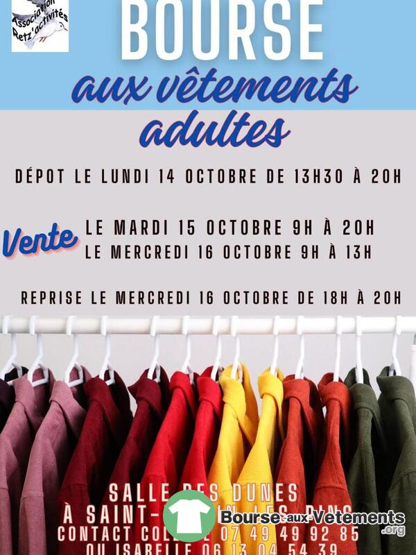 Bourse aux vêtements adultes