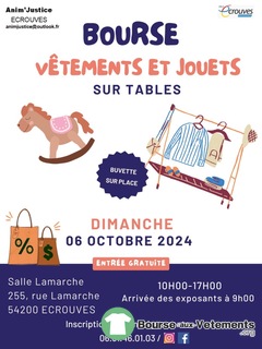 Photo de la bourse aux vêtements Bourse aux vêtements (adultes et enfants) et jouets