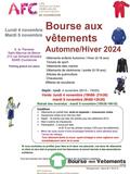 Bourse aux vêtements Afc Automne -Hiver , Puériculture