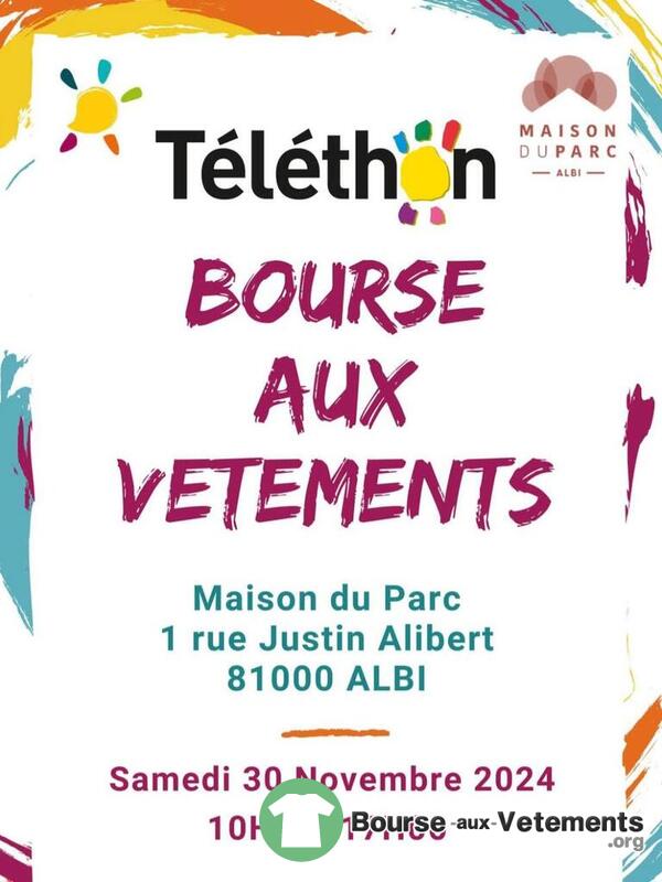 Bourse aux Vêtements au profit du Téléthon