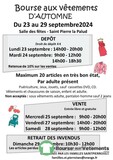 Bourse aux vêtements d'automne