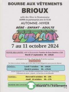 Photo de la bourse aux vêtements Bourse aux vêtements Automne Hiver 2024 tous ages