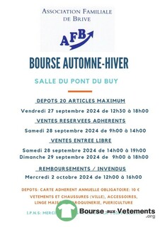 Photo de la bourse aux vêtements Bourse aux vêtements automne-hiver