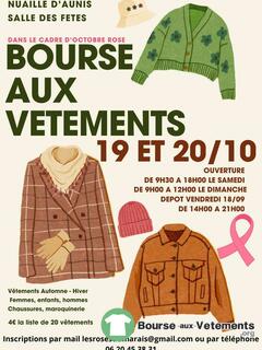 Photo de la bourse aux vêtements BOURSE AUX VETEMENTS automne hiver