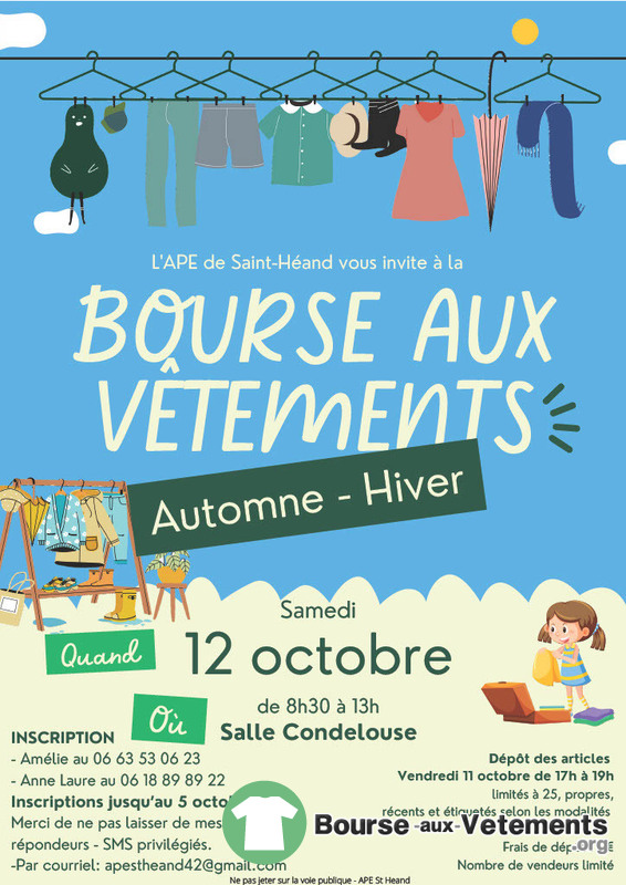 Bourse aux vêtements automne-hiver