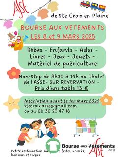 Photo de la bourse aux vêtements Bourse aux vêtements (bébés, enfants, ados, jouets ...)