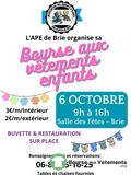 Photo Bourse aux Vêtements enfants à Brie