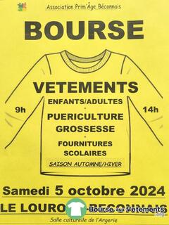 Photo de la bourse aux vêtements Bourse aux vêtements enfants adultes scolaire puériculture