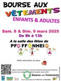 Bourse aux vêtements enfants et adultes