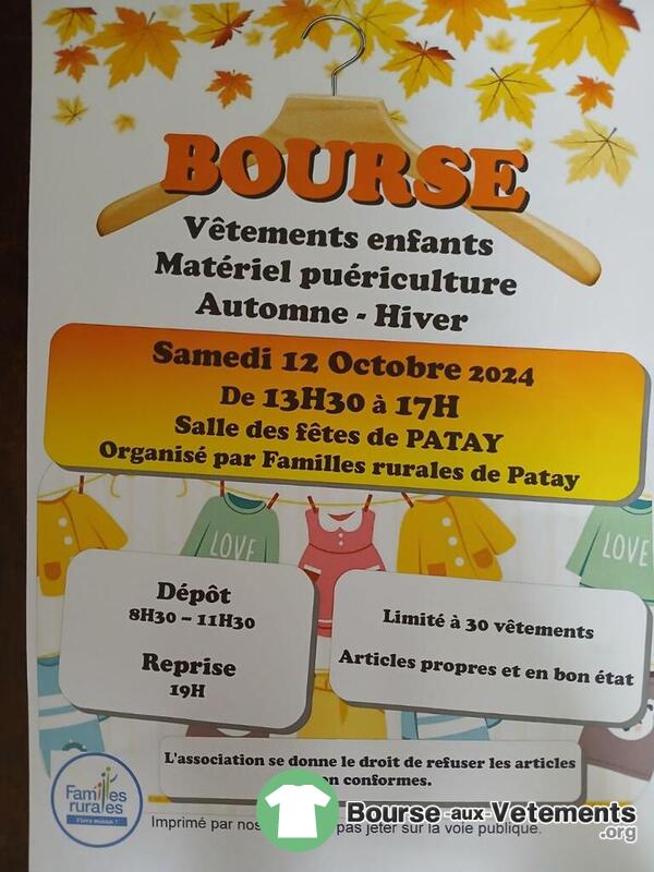 Bourse aux vêtements enfants et puériculture