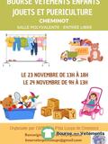 Photo bourse vêtements enfants, jouets et puericulture à Cheminot