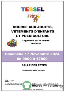 Photo de la bourse aux vêtements Bourse aux vêtements d'enfants, jouets et puériculture