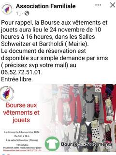 Photo de la bourse aux vêtements Bourse aux vêtements et jouets