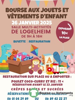 Photo de la bourse aux vêtements Bourse aux vêtements et jouets d'enfant